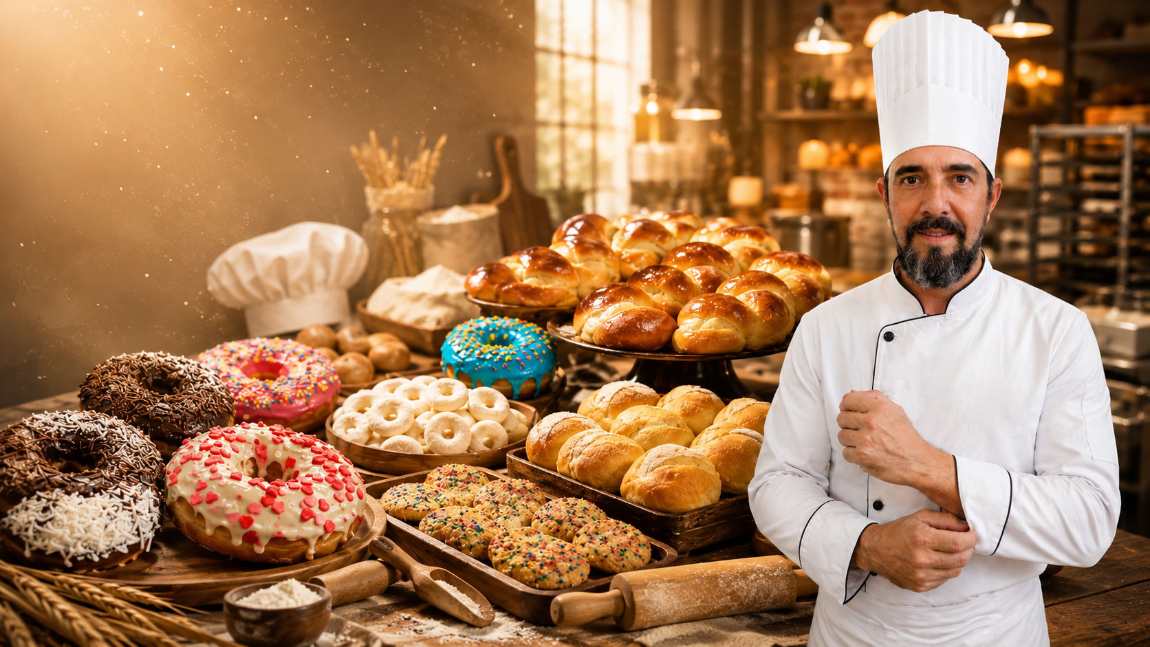 Panificação artesanal — pães e doces do curso